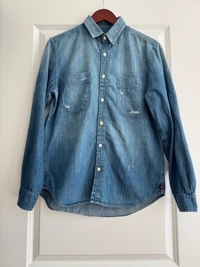 7 for All Mankind Jean Long Sleeve Button Down